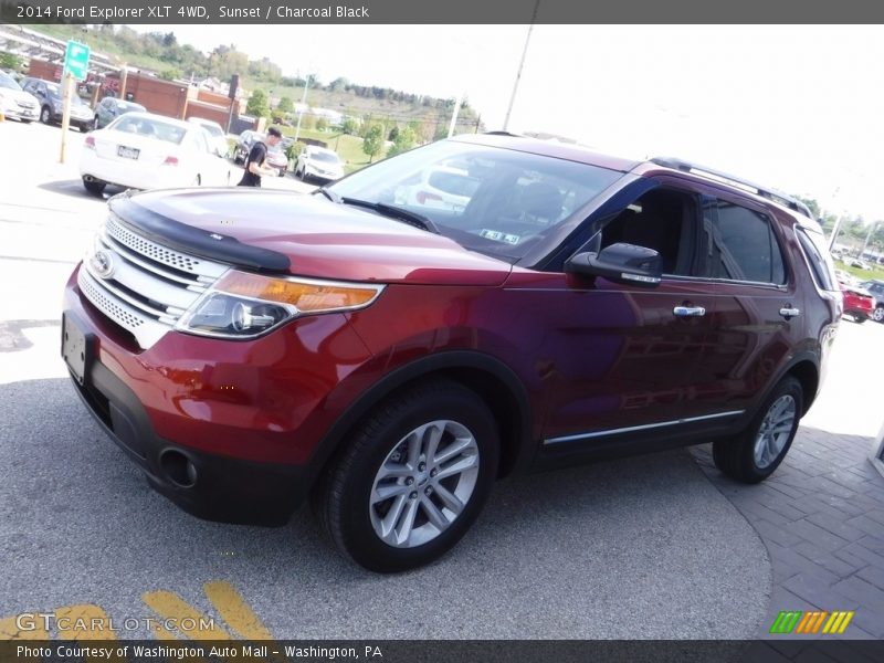 Sunset / Charcoal Black 2014 Ford Explorer XLT 4WD