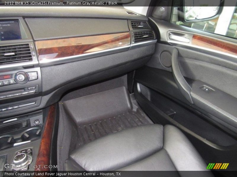 Platinum Gray Metallic / Black 2012 BMW X5 xDrive35i Premium