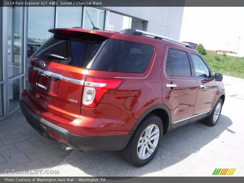 Sunset / Charcoal Black 2014 Ford Explorer XLT 4WD