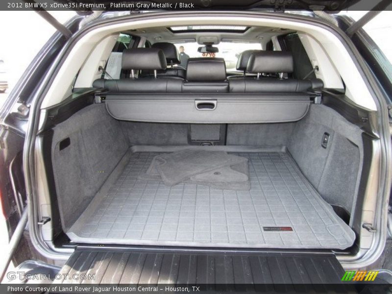 Platinum Gray Metallic / Black 2012 BMW X5 xDrive35i Premium