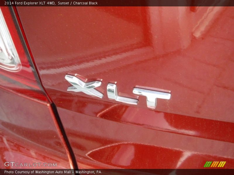 Sunset / Charcoal Black 2014 Ford Explorer XLT 4WD