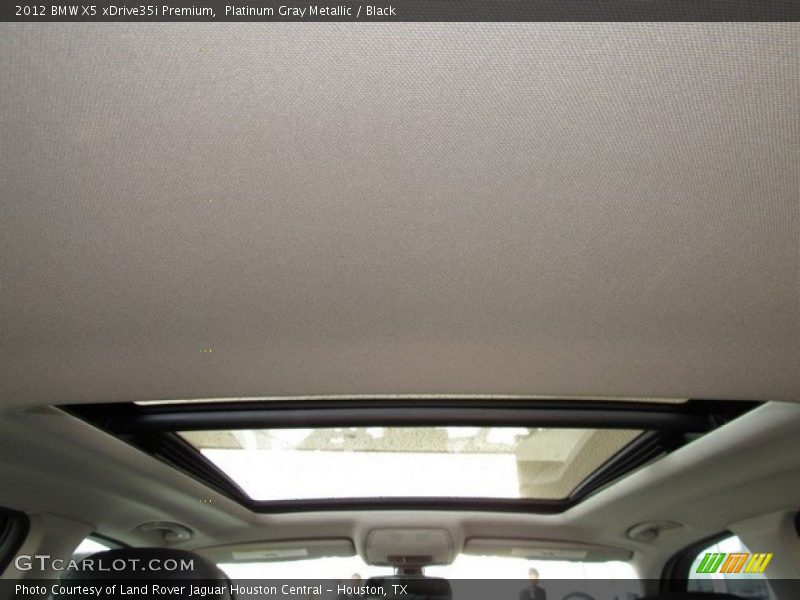 Platinum Gray Metallic / Black 2012 BMW X5 xDrive35i Premium