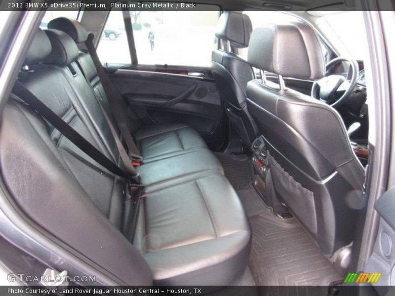 Platinum Gray Metallic / Black 2012 BMW X5 xDrive35i Premium