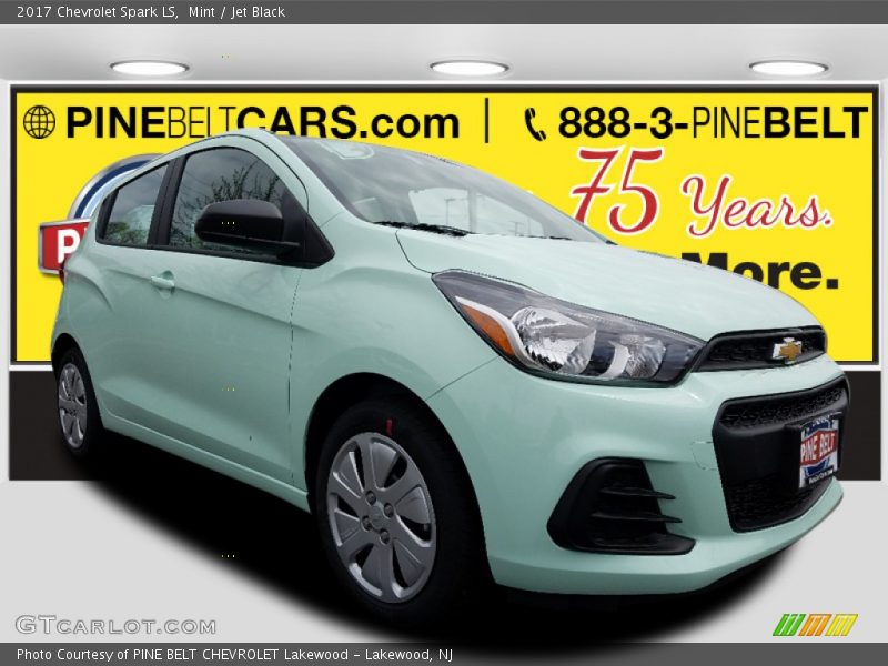 Mint / Jet Black 2017 Chevrolet Spark LS