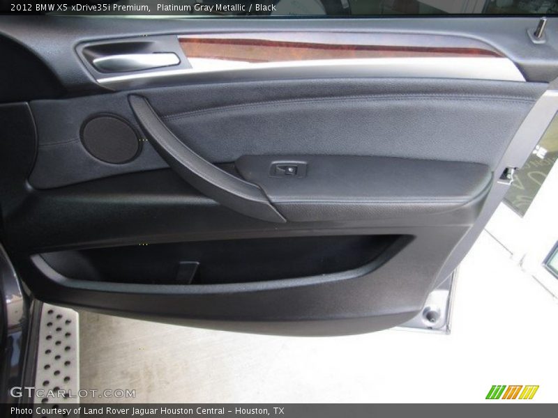 Platinum Gray Metallic / Black 2012 BMW X5 xDrive35i Premium
