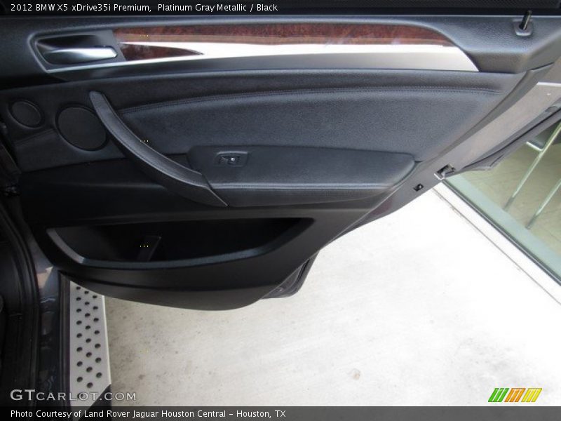 Platinum Gray Metallic / Black 2012 BMW X5 xDrive35i Premium