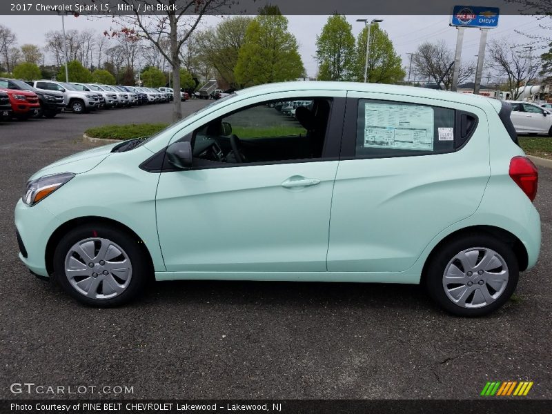 Mint / Jet Black 2017 Chevrolet Spark LS