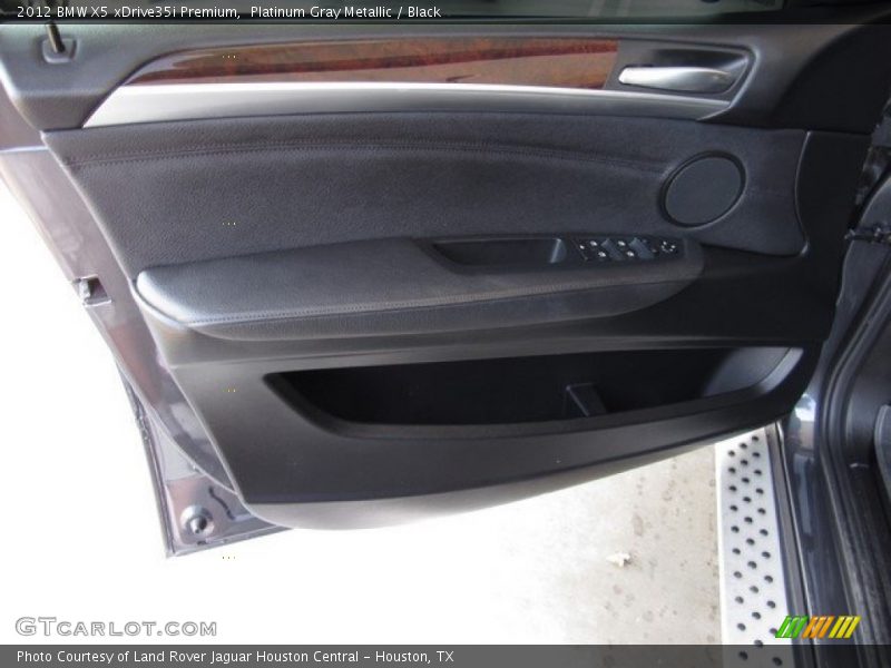 Platinum Gray Metallic / Black 2012 BMW X5 xDrive35i Premium