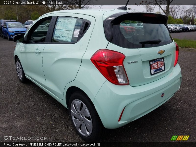 Mint / Jet Black 2017 Chevrolet Spark LS