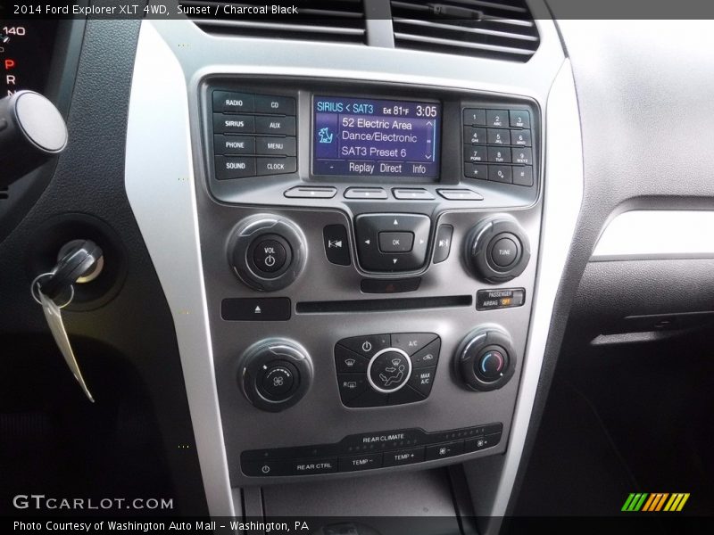 Sunset / Charcoal Black 2014 Ford Explorer XLT 4WD