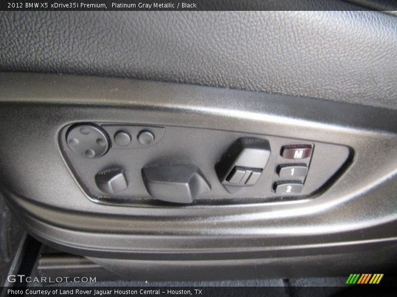 Platinum Gray Metallic / Black 2012 BMW X5 xDrive35i Premium