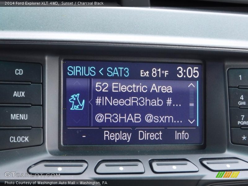 Sunset / Charcoal Black 2014 Ford Explorer XLT 4WD