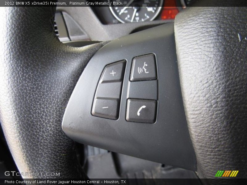 Platinum Gray Metallic / Black 2012 BMW X5 xDrive35i Premium
