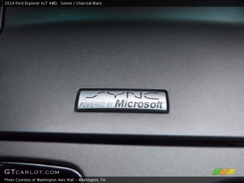 Sunset / Charcoal Black 2014 Ford Explorer XLT 4WD