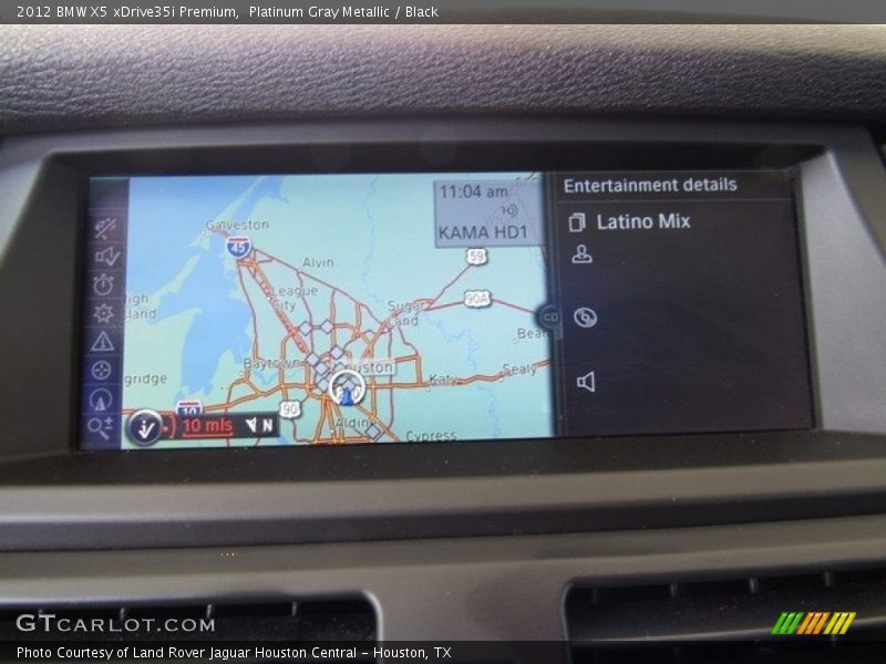 Platinum Gray Metallic / Black 2012 BMW X5 xDrive35i Premium