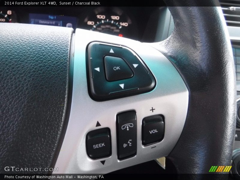 Sunset / Charcoal Black 2014 Ford Explorer XLT 4WD