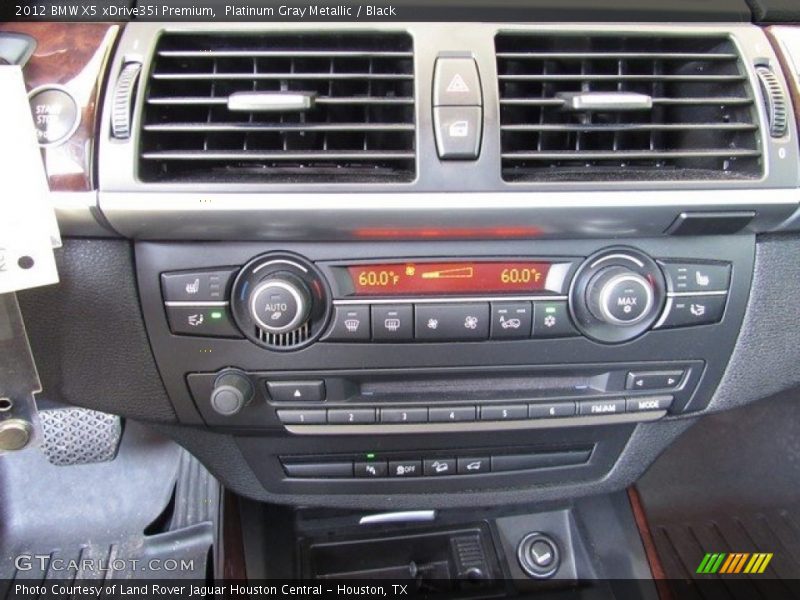 Platinum Gray Metallic / Black 2012 BMW X5 xDrive35i Premium