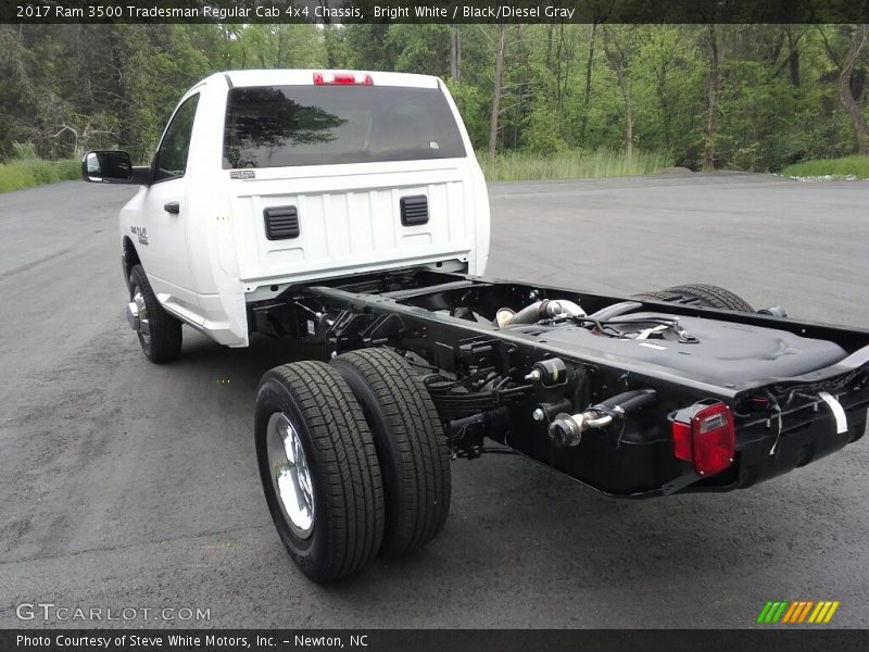 Bright White / Black/Diesel Gray 2017 Ram 3500 Tradesman Regular Cab 4x4 Chassis