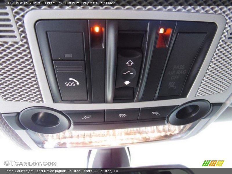 Platinum Gray Metallic / Black 2012 BMW X5 xDrive35i Premium