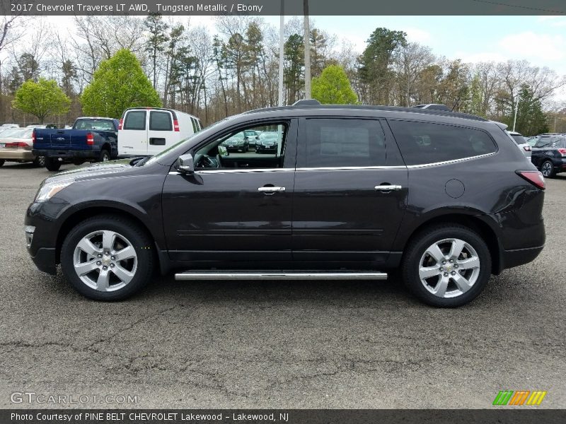 Tungsten Metallic / Ebony 2017 Chevrolet Traverse LT AWD