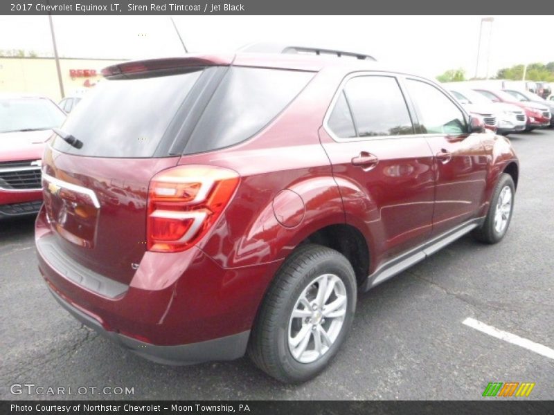 Siren Red Tintcoat / Jet Black 2017 Chevrolet Equinox LT