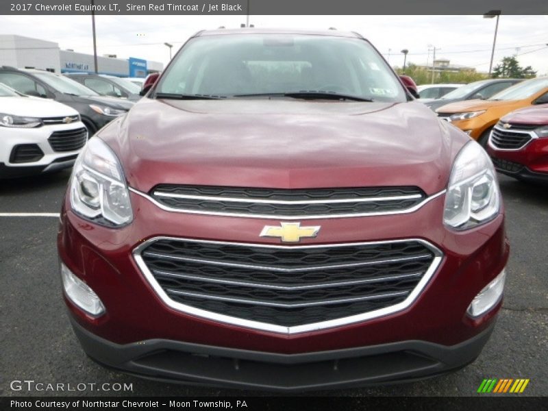 Siren Red Tintcoat / Jet Black 2017 Chevrolet Equinox LT