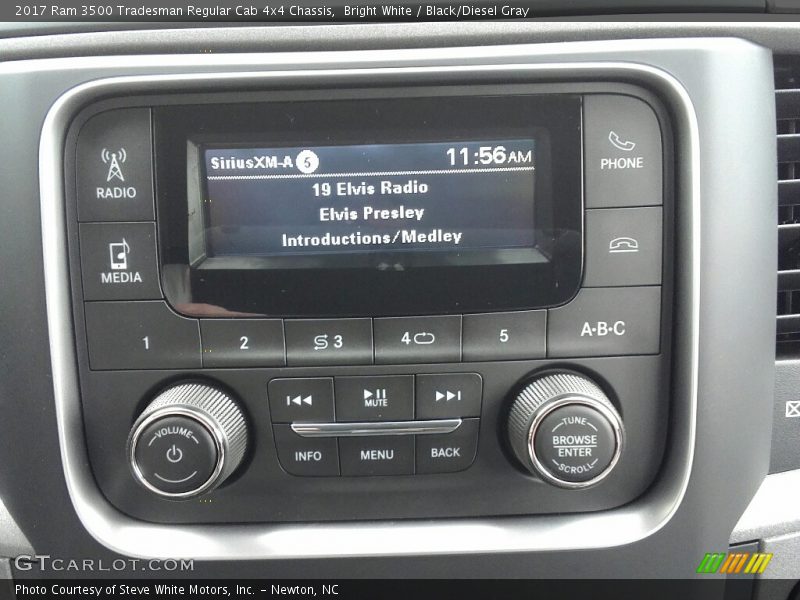 Bright White / Black/Diesel Gray 2017 Ram 3500 Tradesman Regular Cab 4x4 Chassis