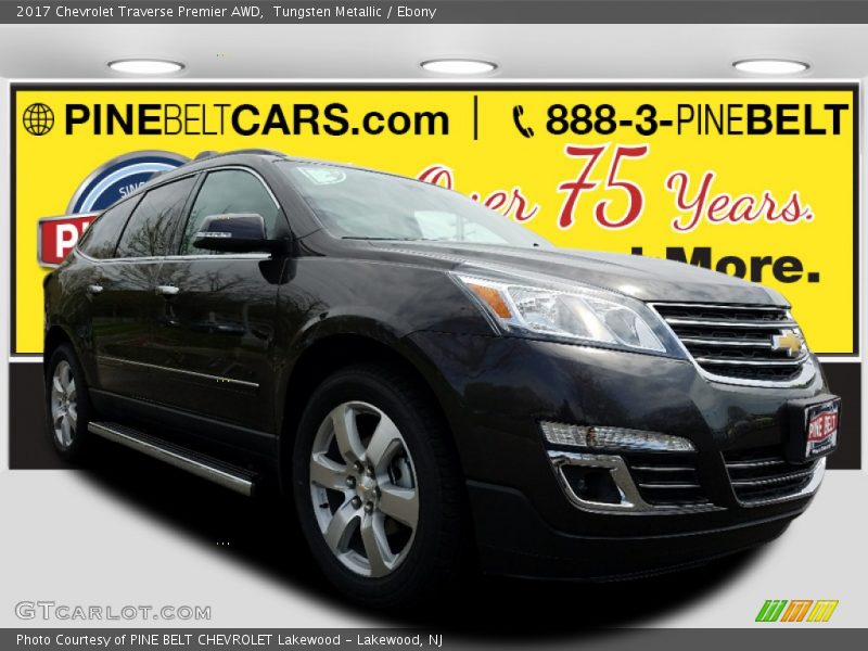 Tungsten Metallic / Ebony 2017 Chevrolet Traverse Premier AWD