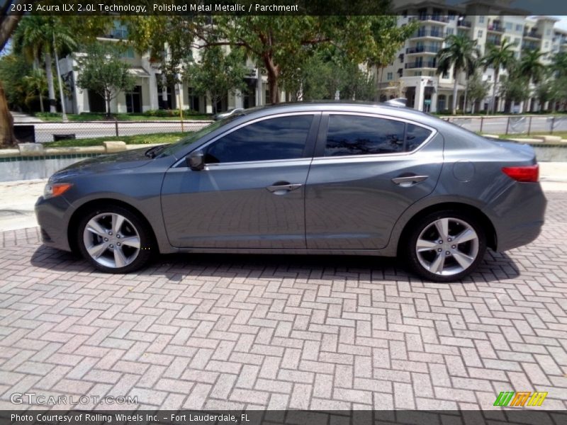 Polished Metal Metallic / Parchment 2013 Acura ILX 2.0L Technology