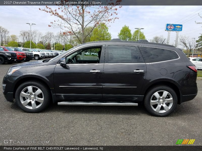 Tungsten Metallic / Ebony 2017 Chevrolet Traverse Premier AWD