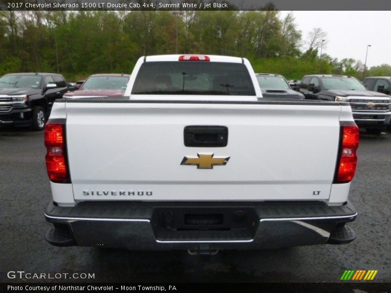 Summit White / Jet Black 2017 Chevrolet Silverado 1500 LT Double Cab 4x4