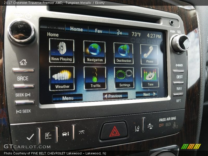 Tungsten Metallic / Ebony 2017 Chevrolet Traverse Premier AWD