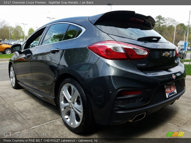 Nightfall Gray Metallic / Jet Black 2017 Chevrolet Cruze Premier