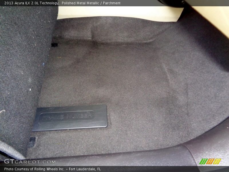 Polished Metal Metallic / Parchment 2013 Acura ILX 2.0L Technology