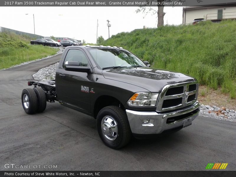 Granite Crystal Metallic / Black/Diesel Gray 2017 Ram 3500 Tradesman Regular Cab Dual Rear Wheel