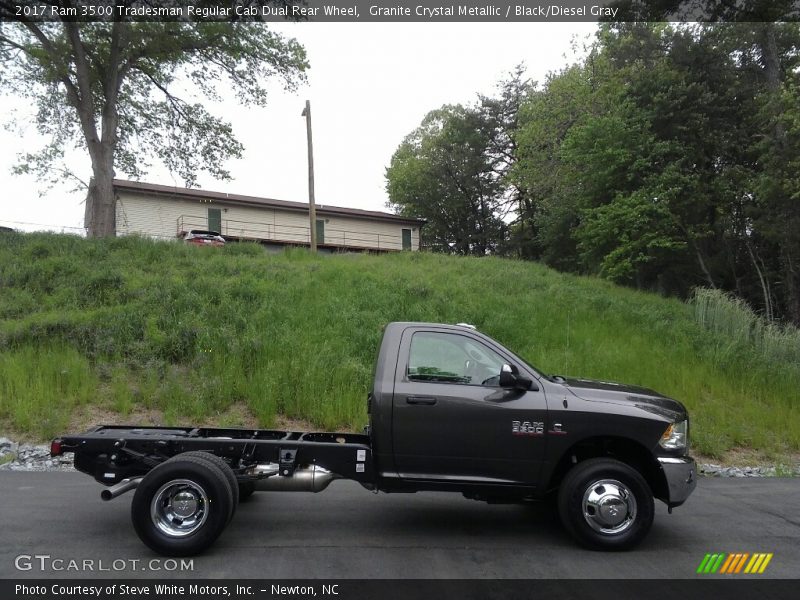 Granite Crystal Metallic / Black/Diesel Gray 2017 Ram 3500 Tradesman Regular Cab Dual Rear Wheel