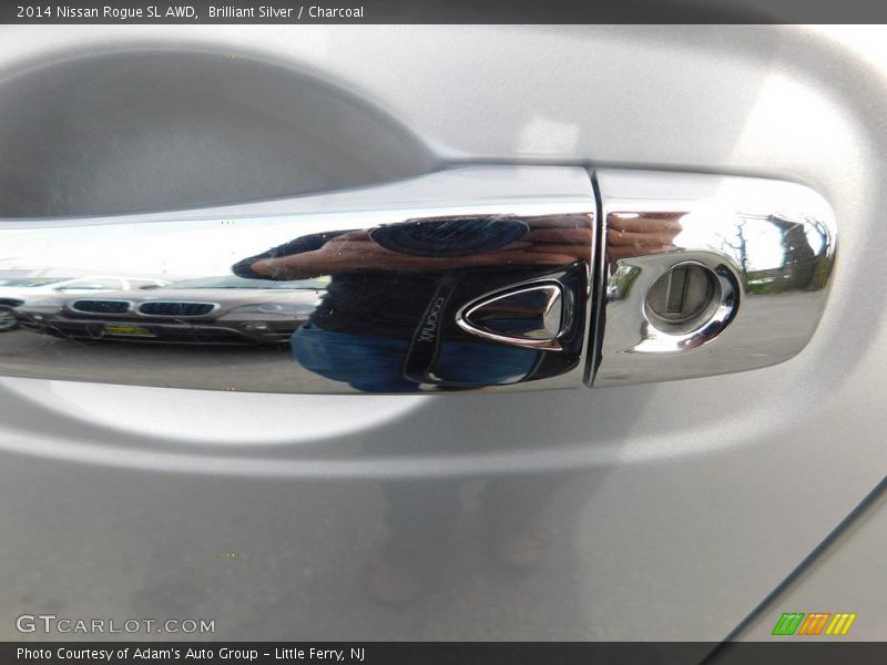 Brilliant Silver / Charcoal 2014 Nissan Rogue SL AWD