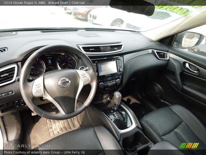 Brilliant Silver / Charcoal 2014 Nissan Rogue SL AWD