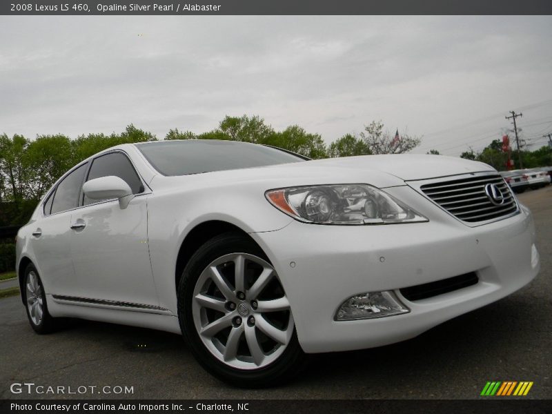 Opaline Silver Pearl / Alabaster 2008 Lexus LS 460