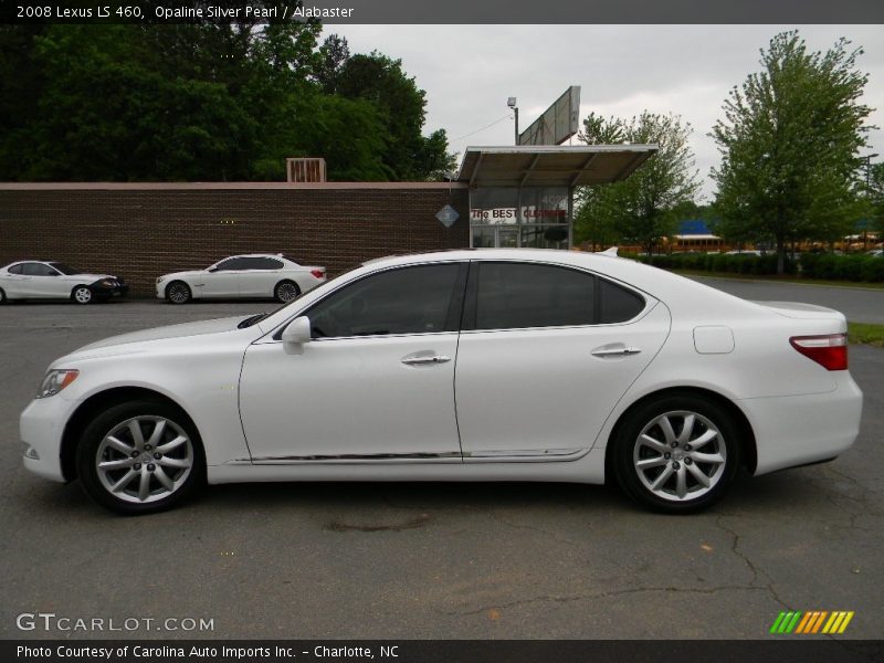 Opaline Silver Pearl / Alabaster 2008 Lexus LS 460
