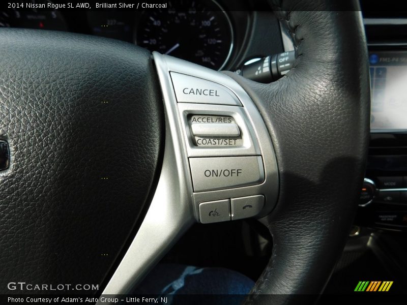 Brilliant Silver / Charcoal 2014 Nissan Rogue SL AWD