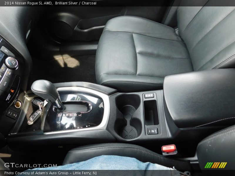 Brilliant Silver / Charcoal 2014 Nissan Rogue SL AWD