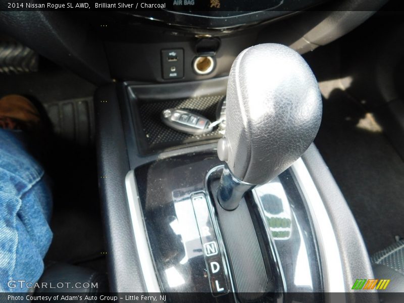 Brilliant Silver / Charcoal 2014 Nissan Rogue SL AWD