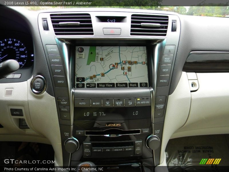 Opaline Silver Pearl / Alabaster 2008 Lexus LS 460