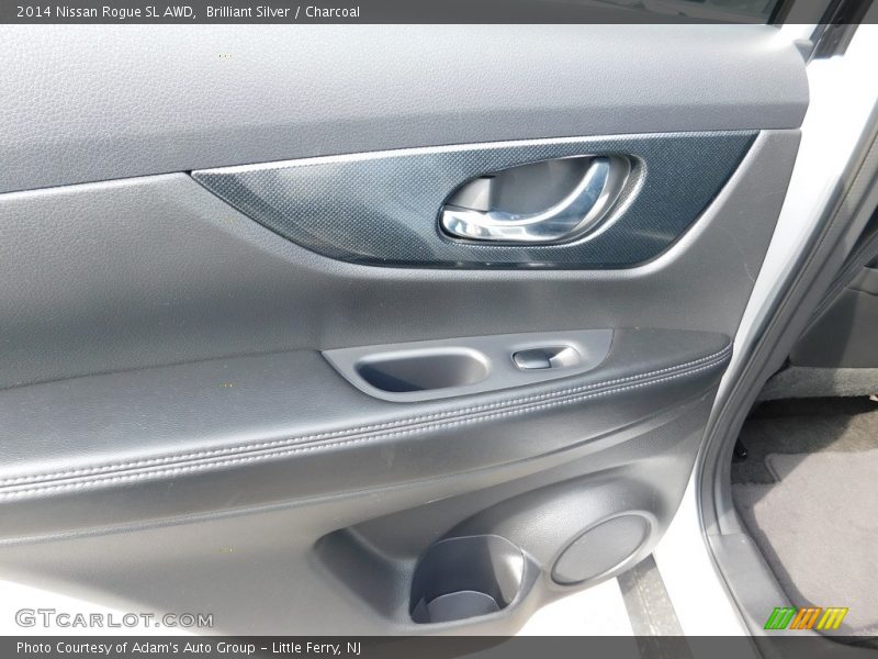 Brilliant Silver / Charcoal 2014 Nissan Rogue SL AWD