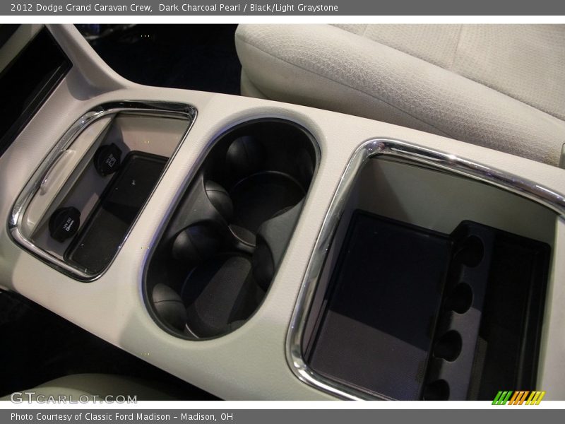 Dark Charcoal Pearl / Black/Light Graystone 2012 Dodge Grand Caravan Crew