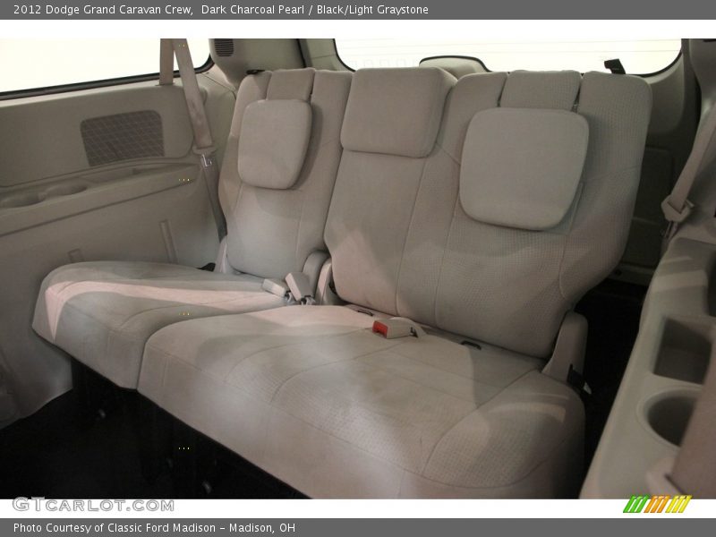 Dark Charcoal Pearl / Black/Light Graystone 2012 Dodge Grand Caravan Crew