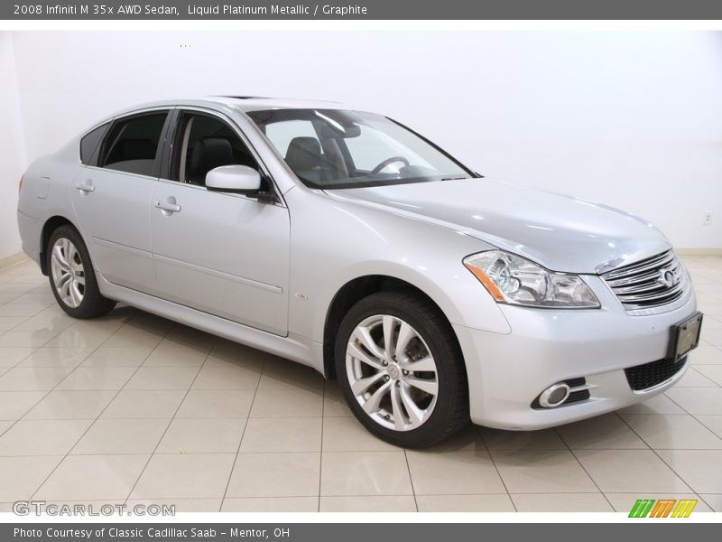 Liquid Platinum Metallic / Graphite 2008 Infiniti M 35x AWD Sedan