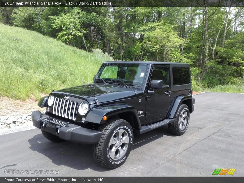 Black / Black/Dark Saddle 2017 Jeep Wrangler Sahara 4x4