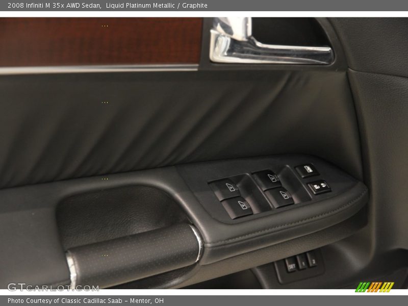 Liquid Platinum Metallic / Graphite 2008 Infiniti M 35x AWD Sedan